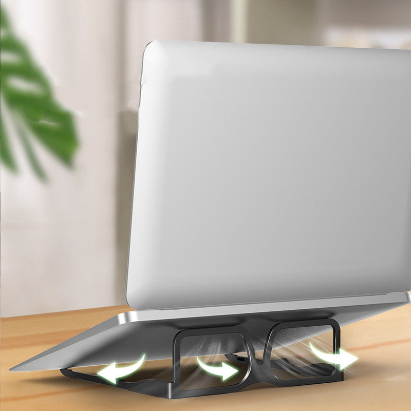 Ergonomic Laptop Riser for Desk – Unique Glasses Design