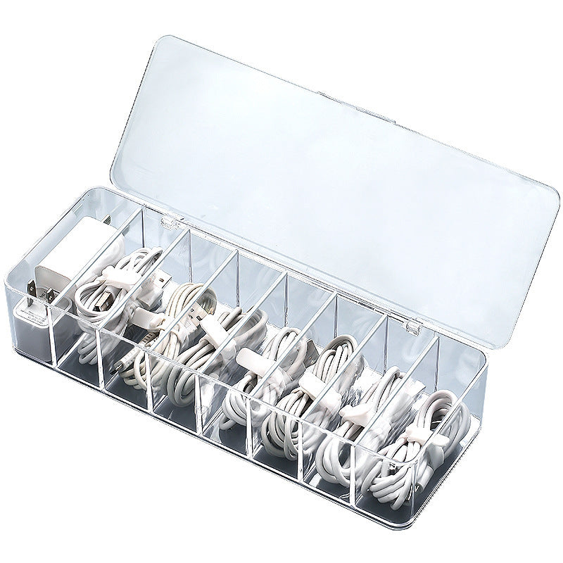 Cable Organizer Box with Dust Cover – Tidy Storage
