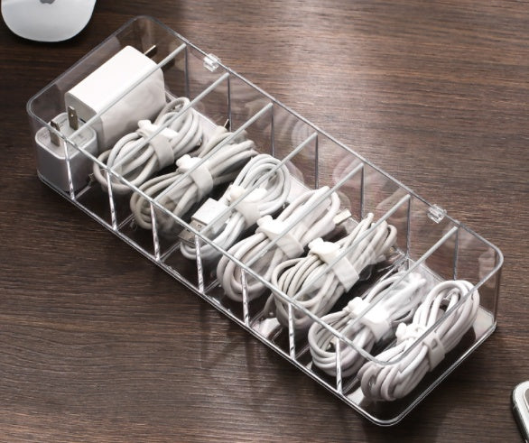 Cable Organizer Box with Dust Cover – Tidy Storage