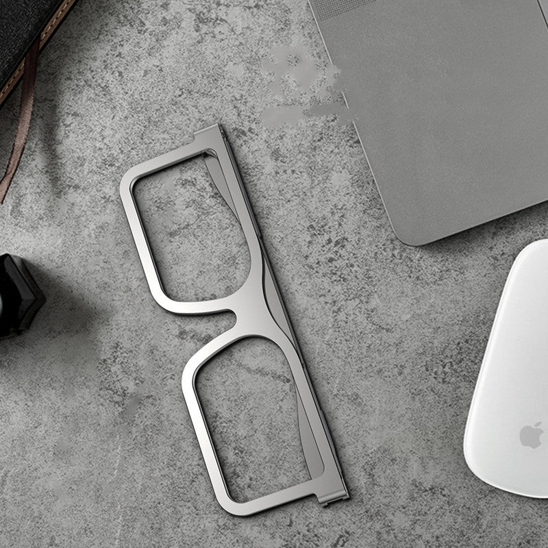 Ergonomic Laptop Riser for Desk – Unique Glasses Design
